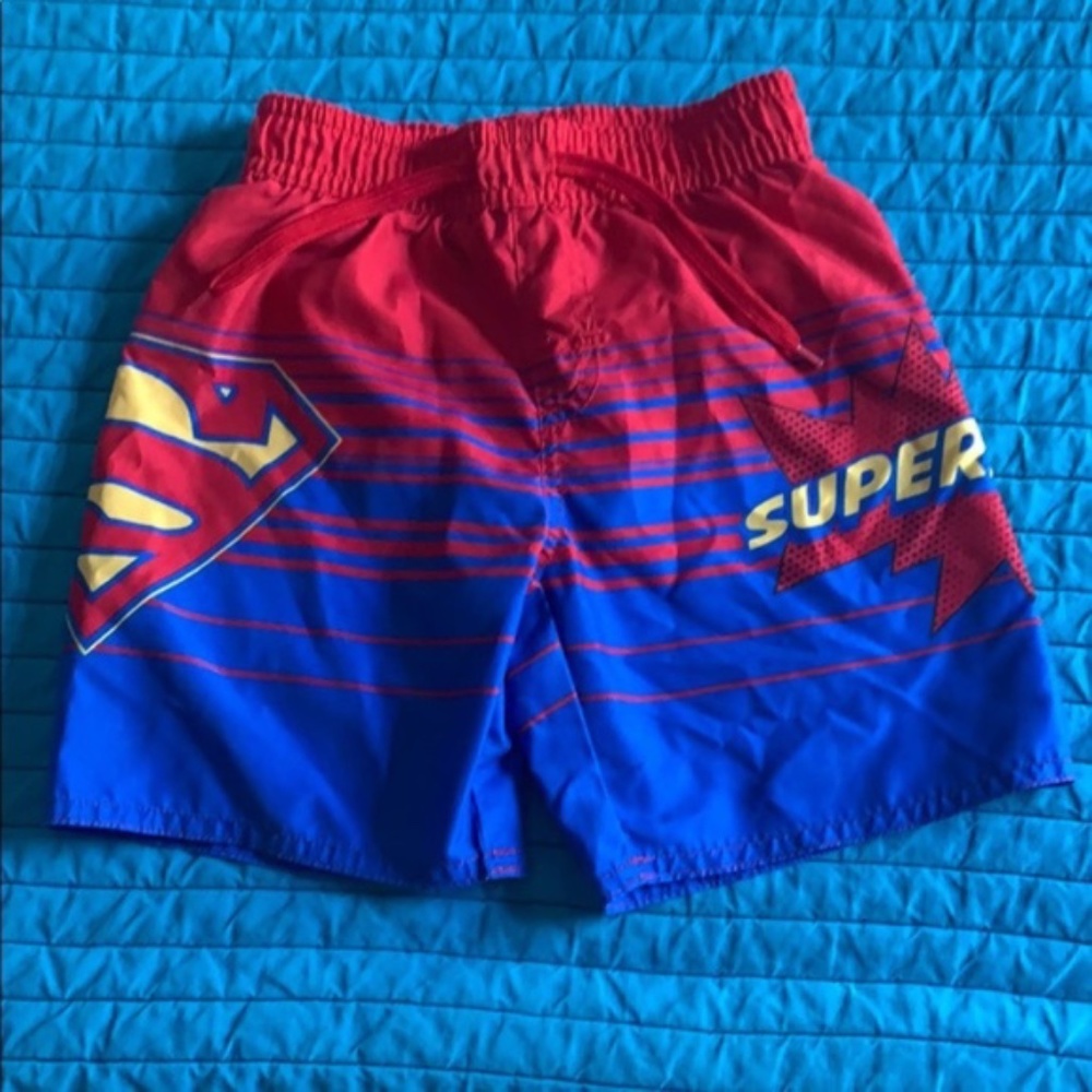 DC Comics Superman swim trunks 3T